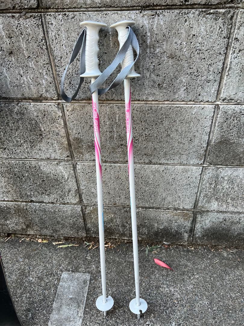 【即滑走OK】ジュニア スキー 3点 セット 110cm ブーツ19cm 子供用