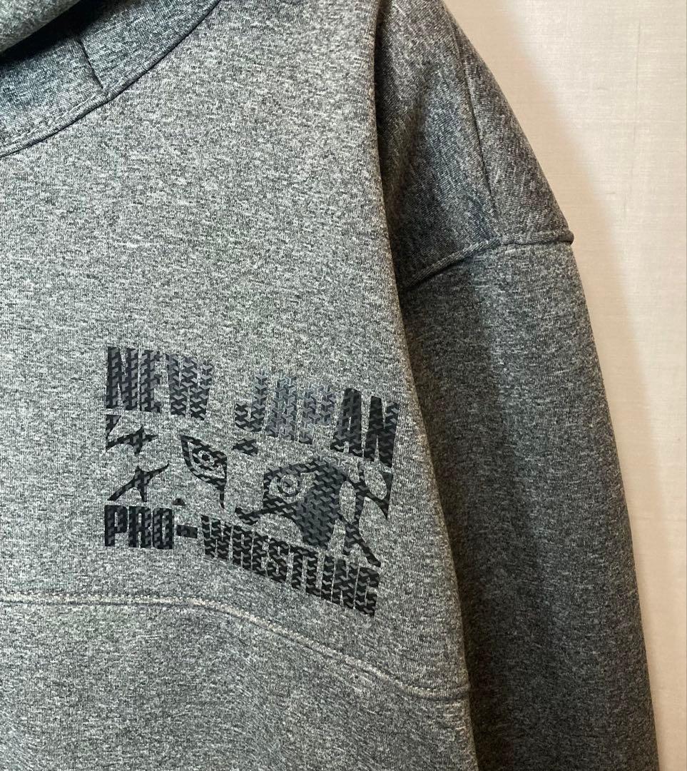 新日本プロレス×EDWINコラボ伸縮素材パーカーゆったりXLサイズ