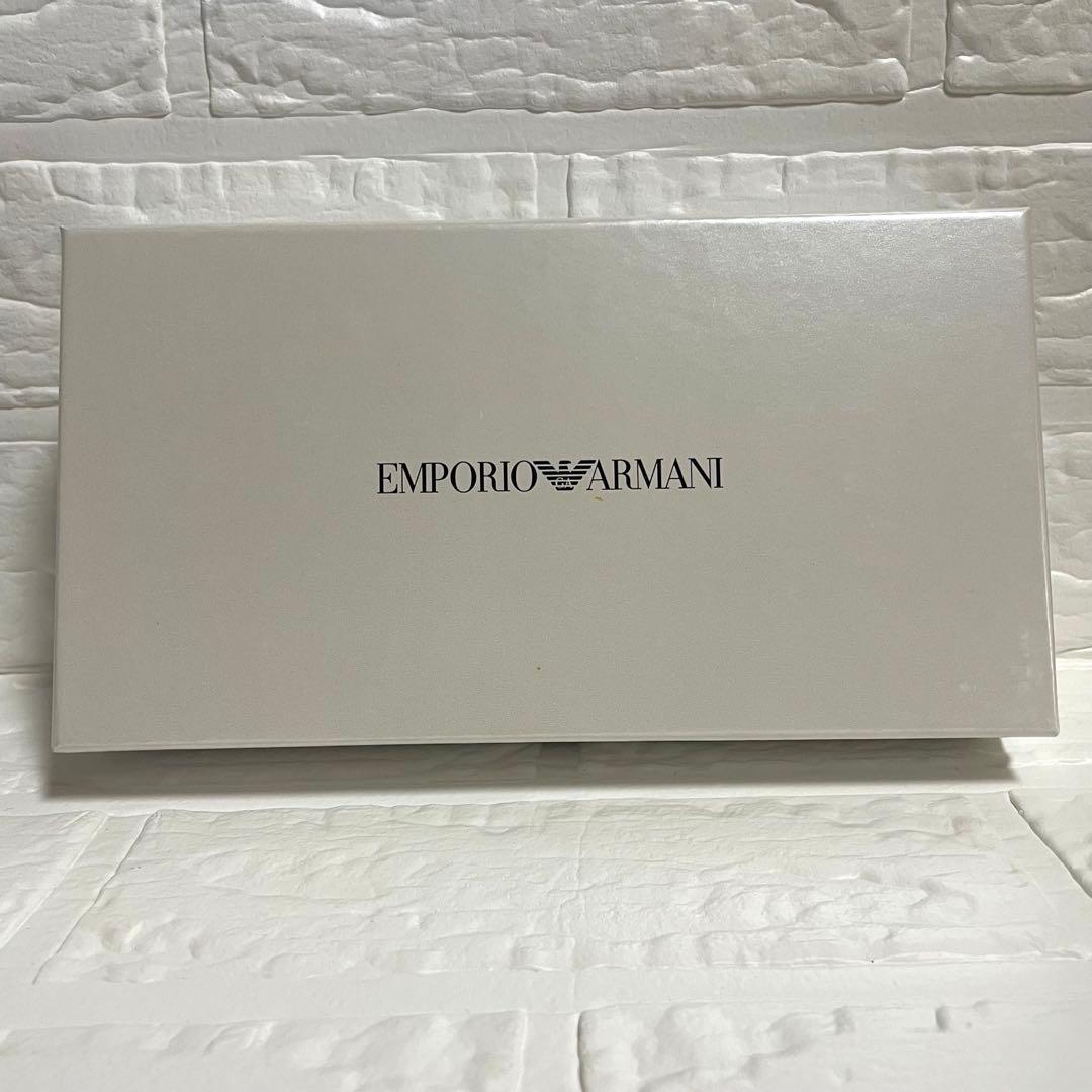 週末セール⭐️エンポリオアルマーニ 長財布 レザー ジップラウンド ブラック 黒