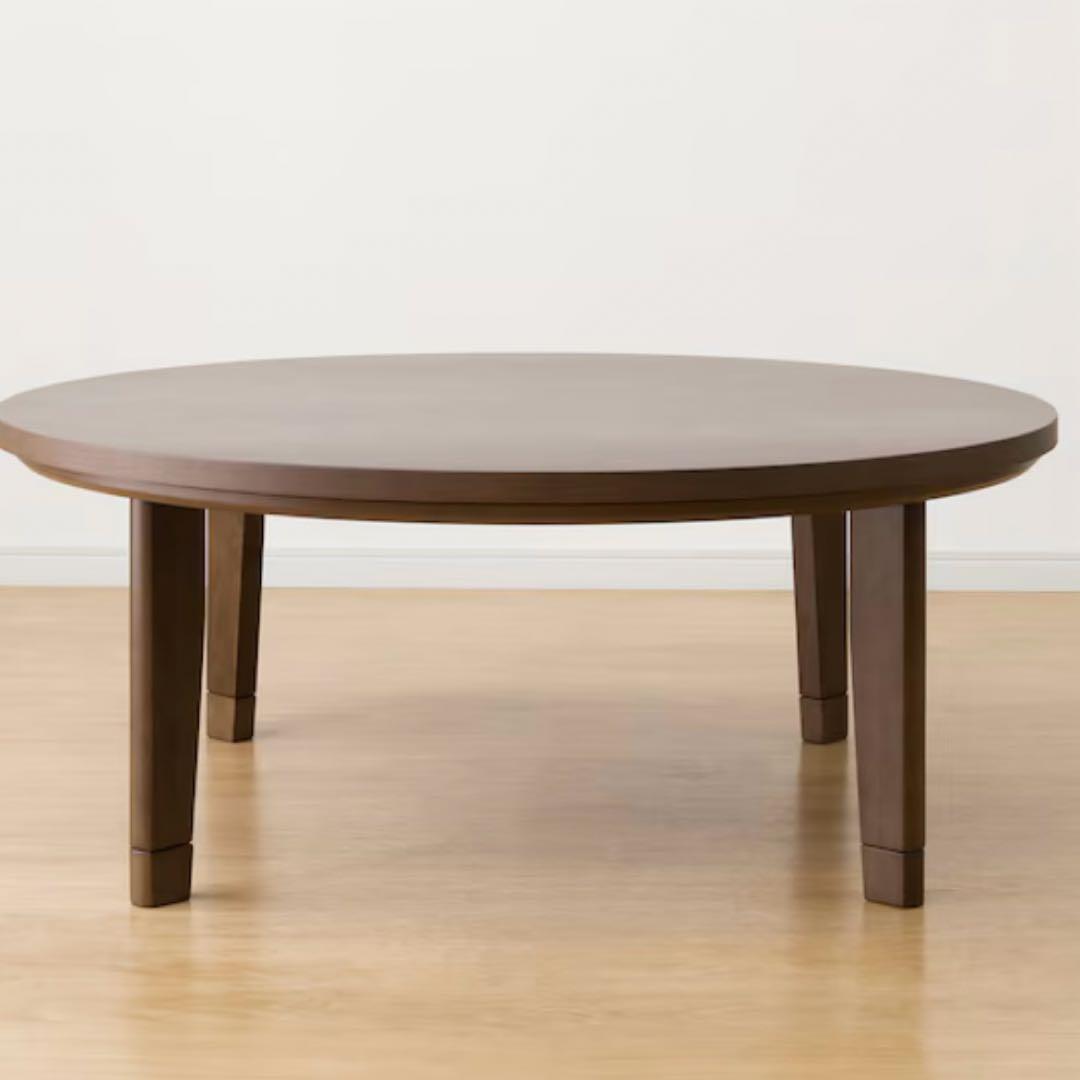 継脚付き円形リビングこたつ(WW01 105 MBR)