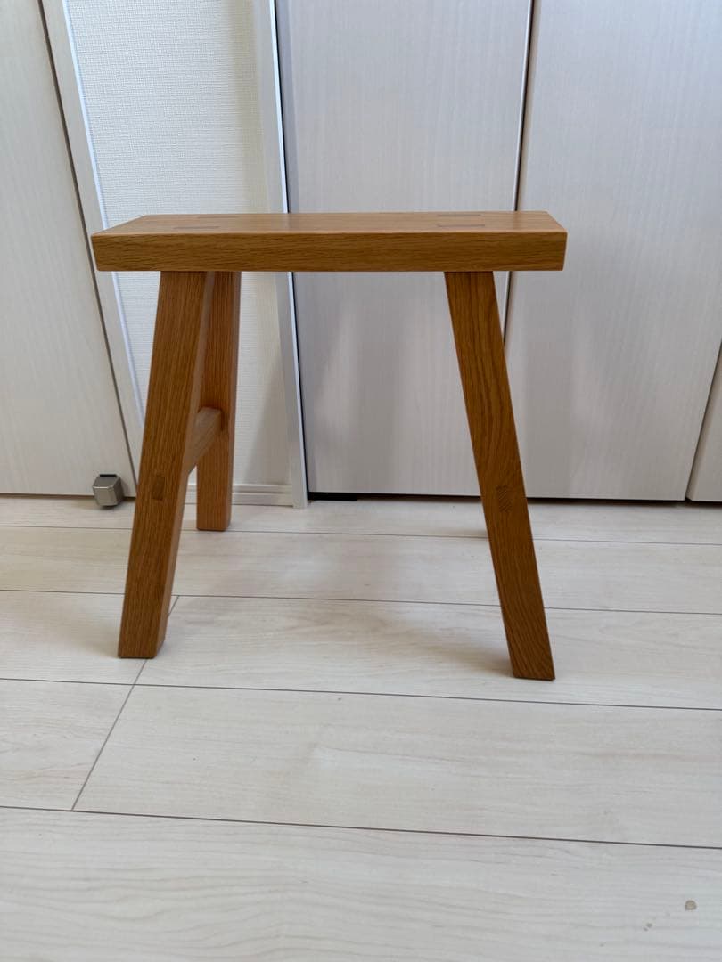 【極美品】無印良品 無垢材ベンチ・小 オーク材 廃盤品