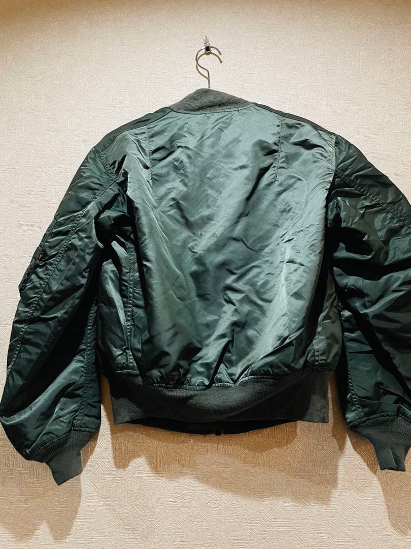 アルファ ma-1 ミリタリーJKT ヴィンテージ made im USA S