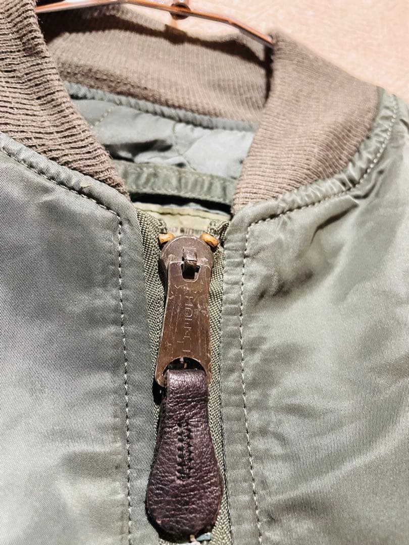 アルファ ma-1 ミリタリーJKT ヴィンテージ made im USA S