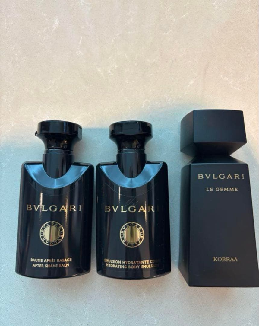 エミレーツ航空　ファーストクラス　アメニティBVLGARI メンズ