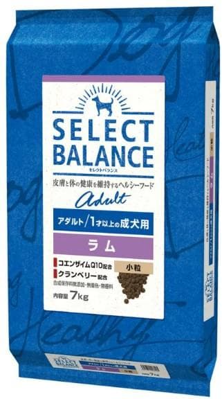 SELECT BALANCE セレクトバランス成犬用ラムドライフード 小粒7kg