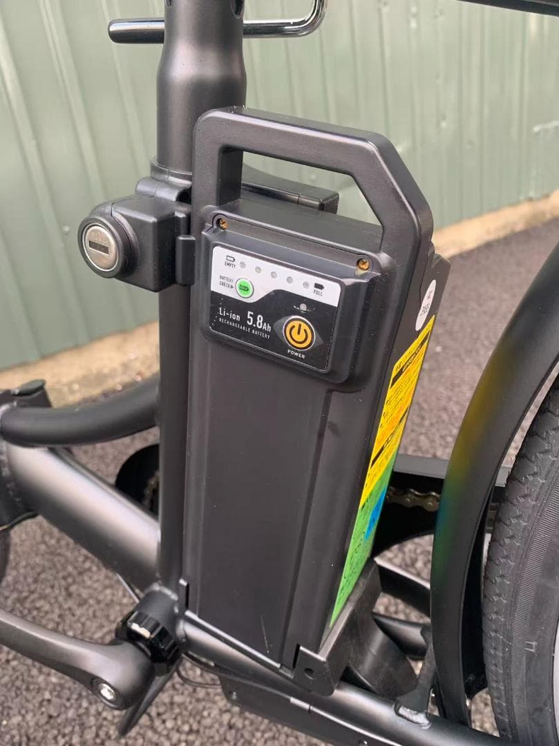 防犯登録無料！電動アシスト自転車 シティタイプ マットブラック　カイホウジャパン