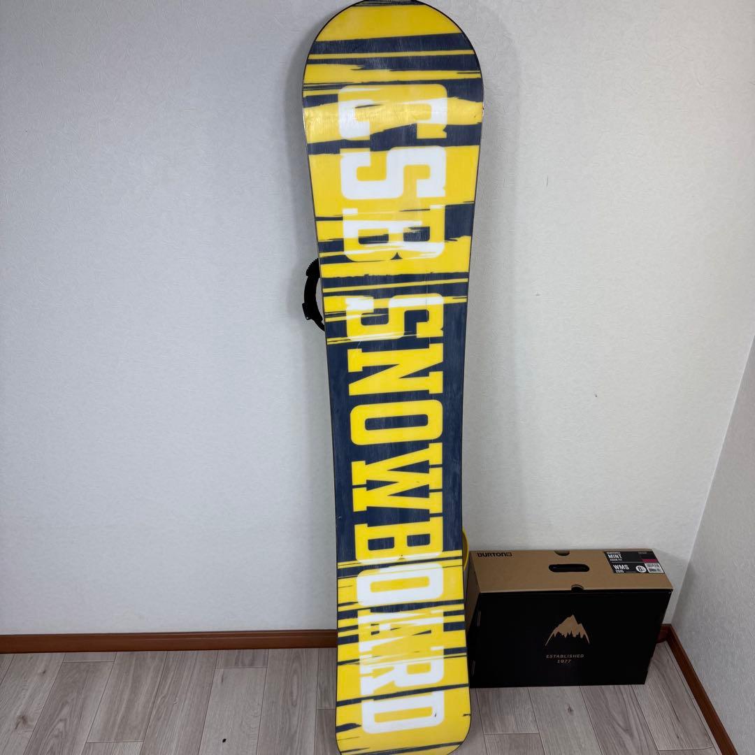 専用CSB スノーボードセット155cm ブーツ 27.5cm