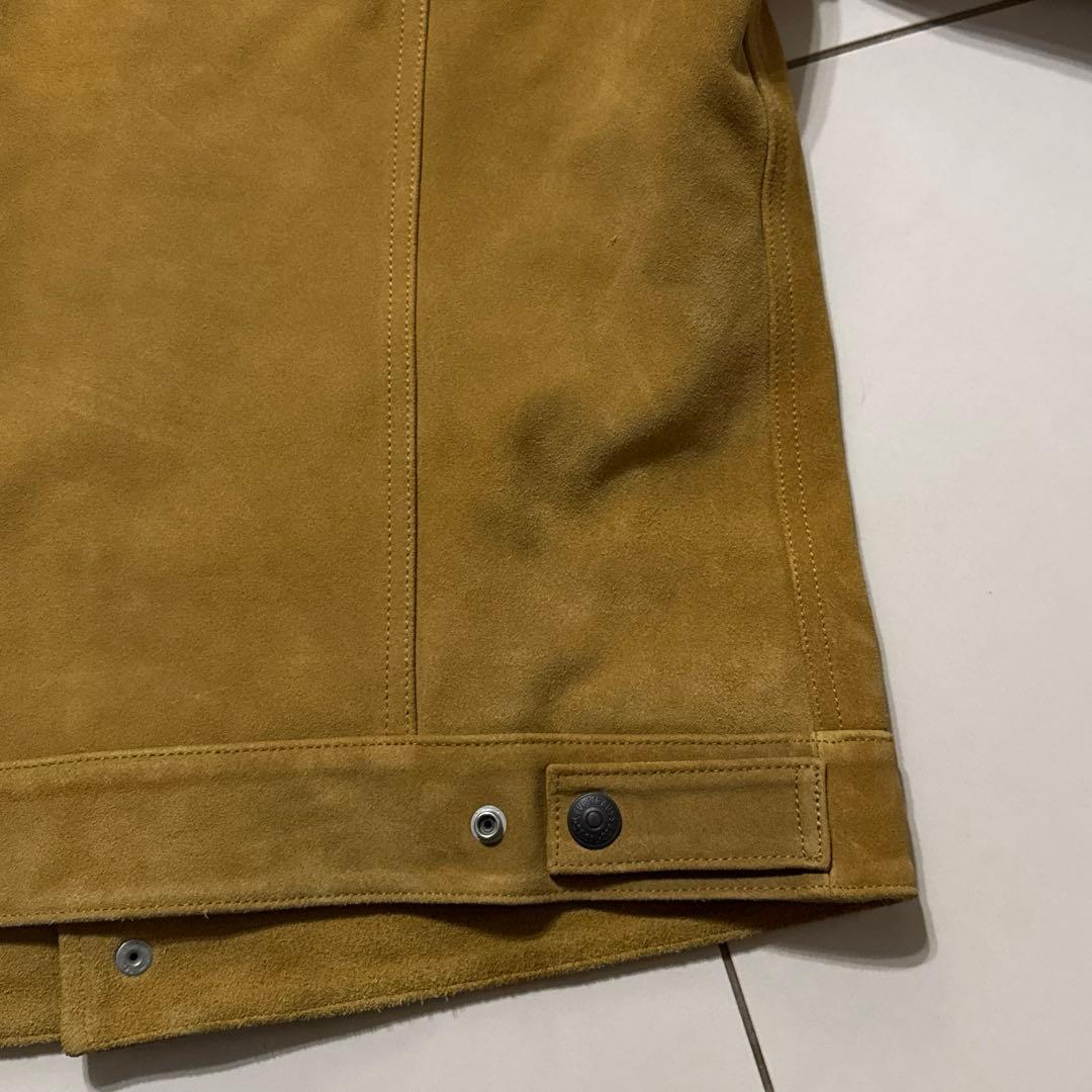 Levi's Premium スウェード トラッカージャケット 牛革