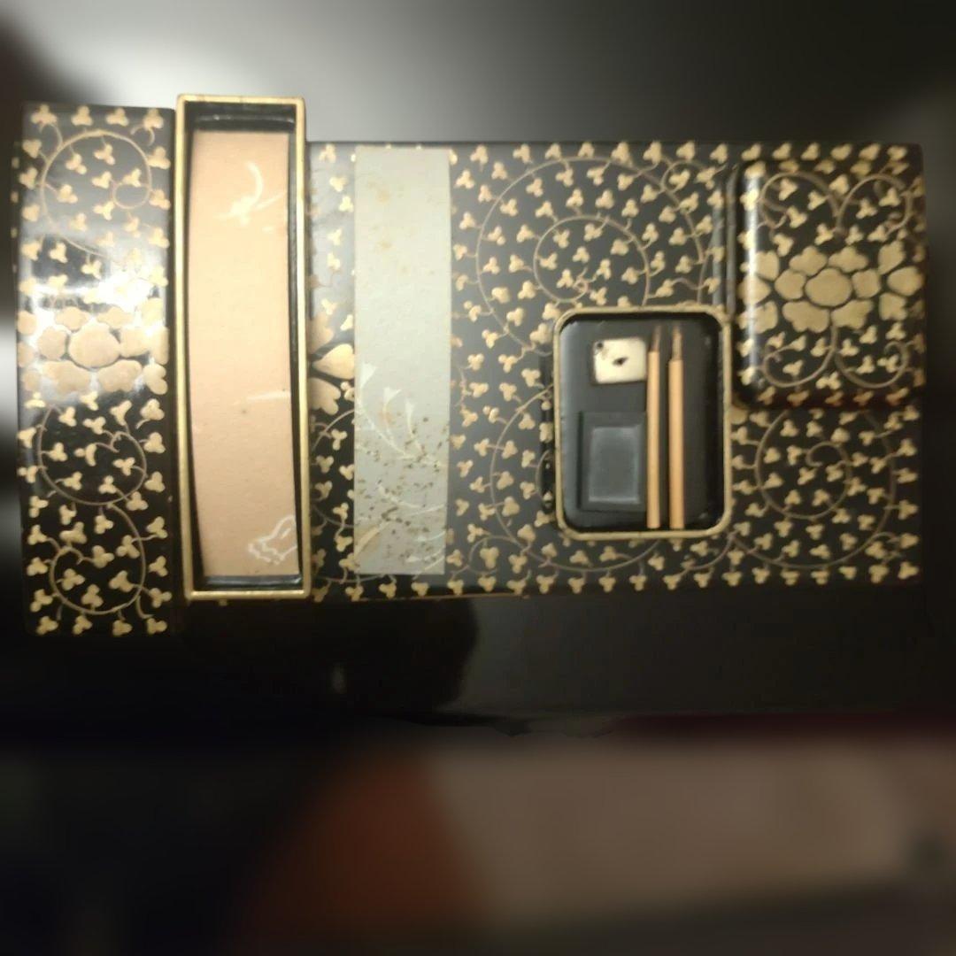 骨董　雛人形お道具：文机・書斎道具