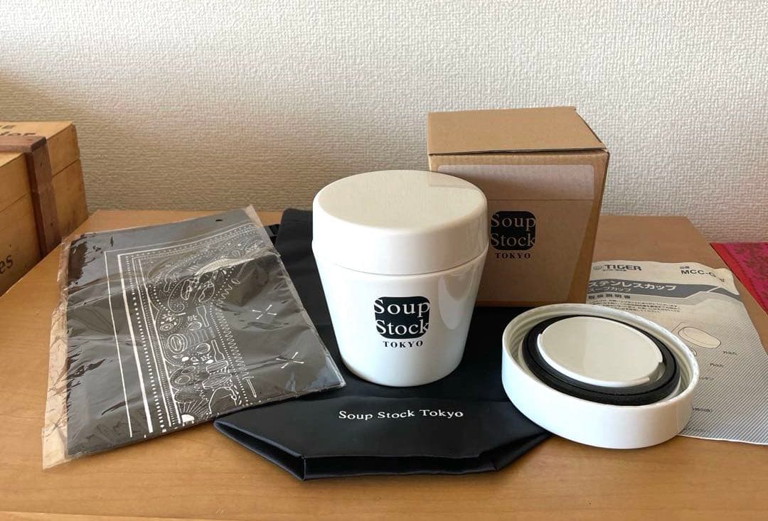 未使用　スープストックトーキョー　ステンレス　スープジャー　スープカップ　セット