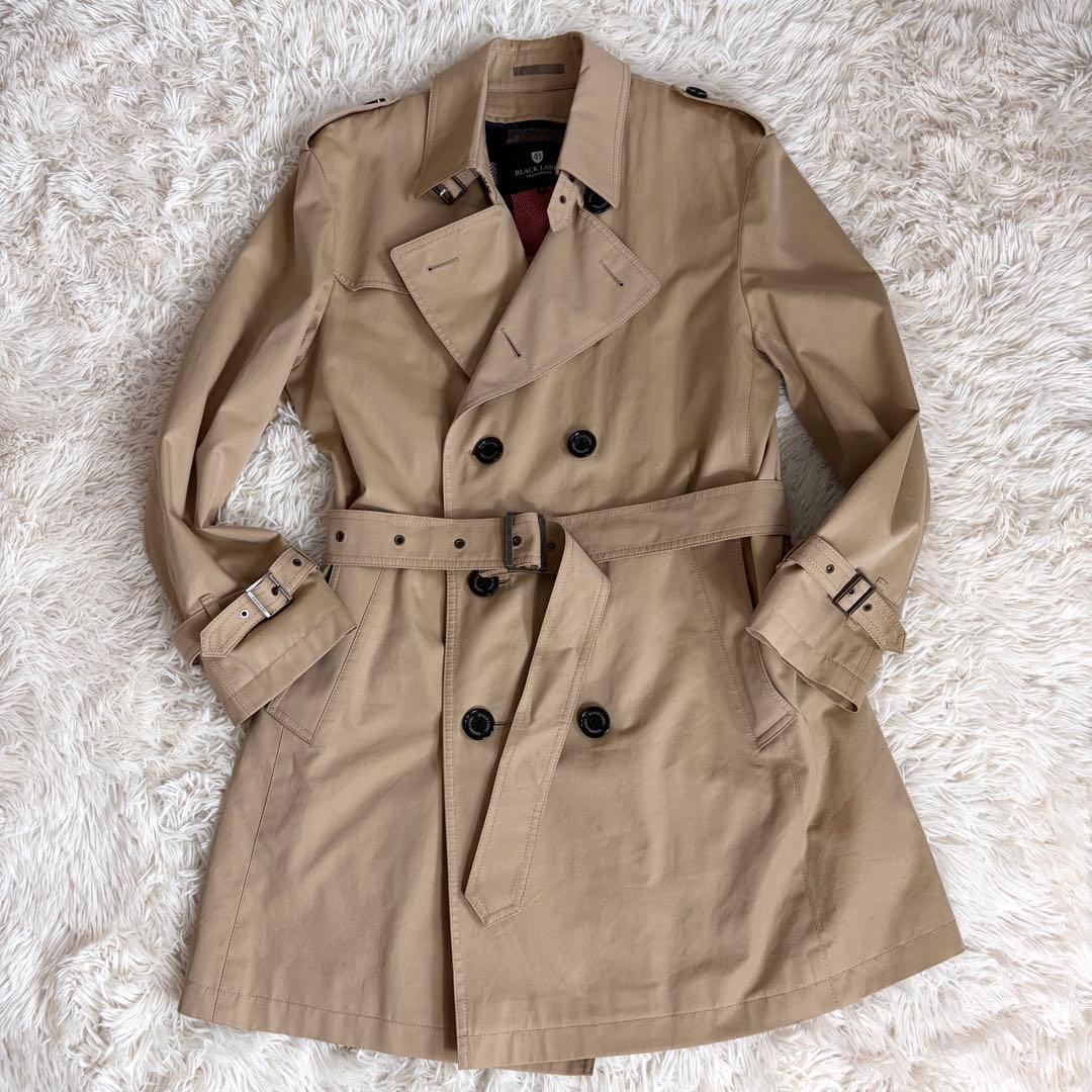 【希少サイズ3L】ブラックレーベルクレストブリッジ トレンチコート ノバチェック