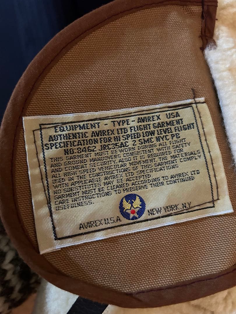 h*i様 極小サイズ/B-3 ジャケット リアルムートン/メンテ済み