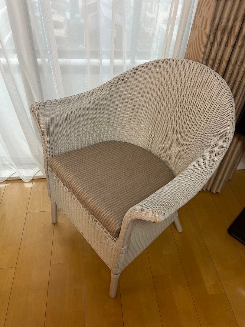 ロイドルーム　アームチェア　No60　LLOYD LOOM ホワイト