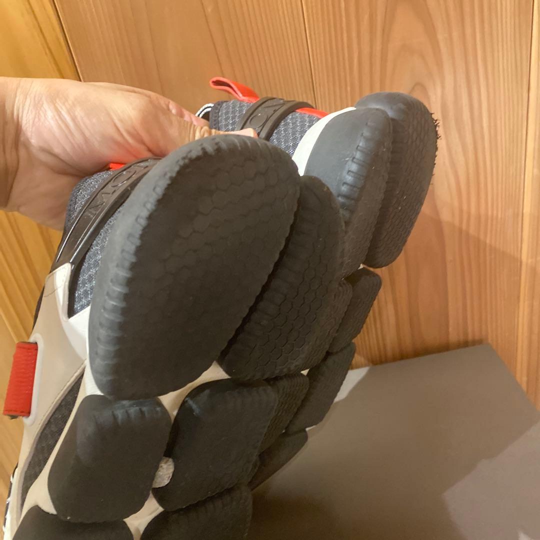 MONCLER メッシュスニーカー レッド/ホワイト/ブラック