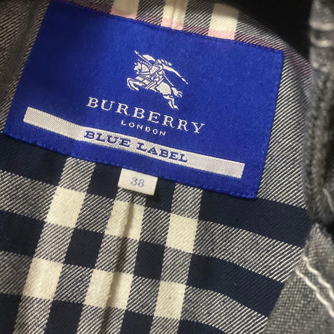 バーバリーブルーレーベル　デニムコート38