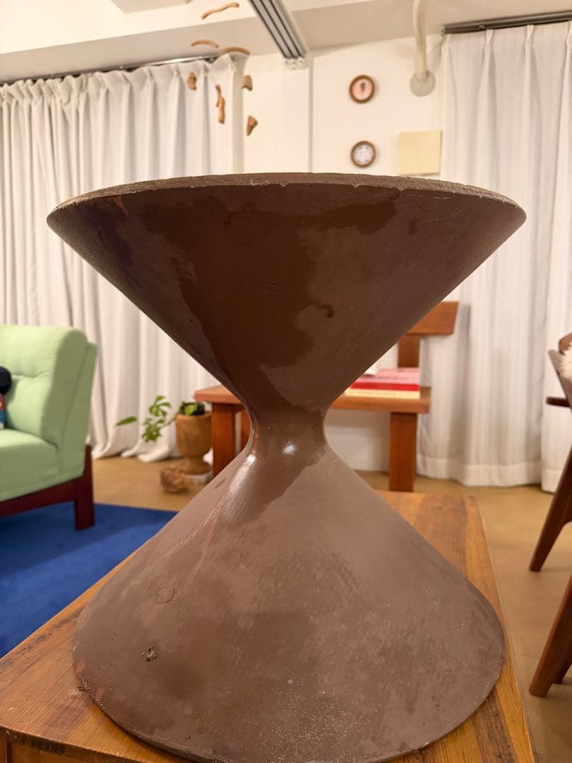 Willy Guhl planter pot プランターポット　ブラウン