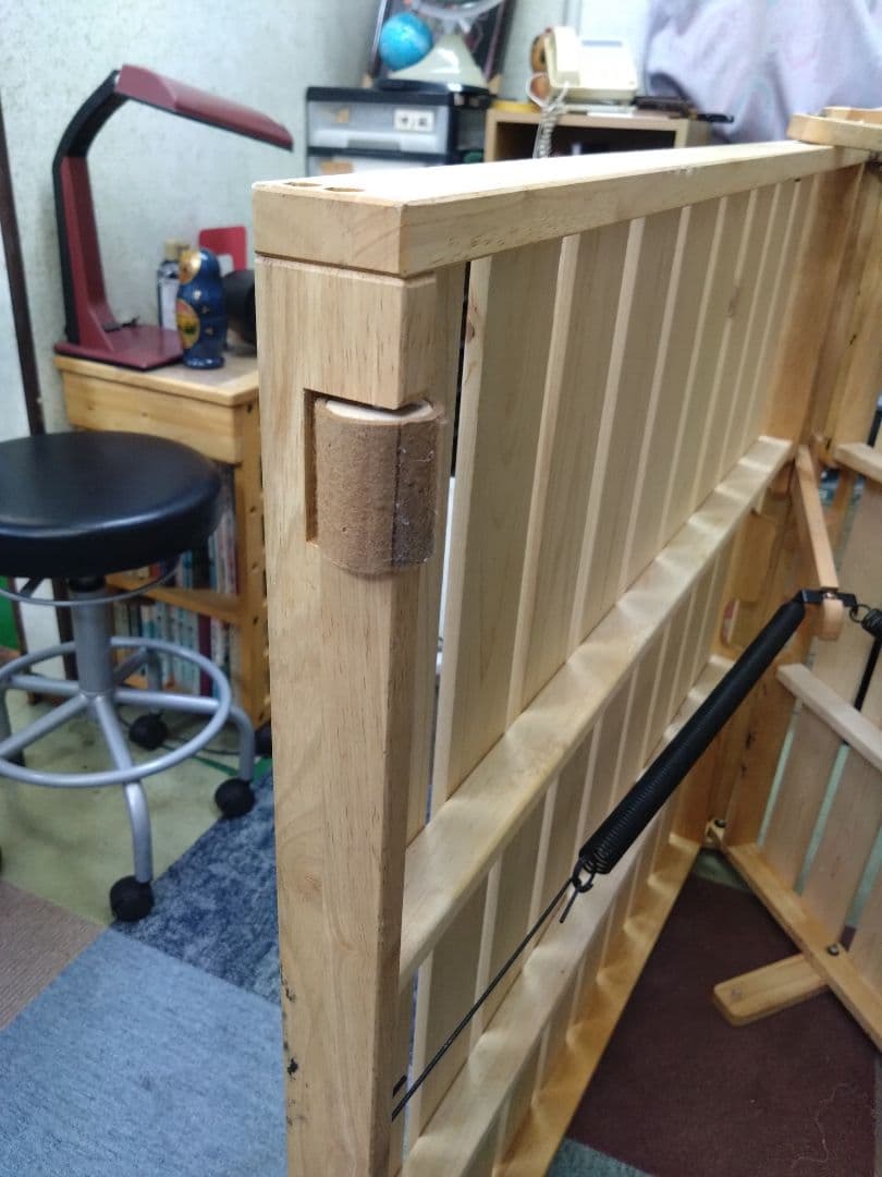 中居木工　ひのきスノコマット 折りたたみマット スプリング付き②