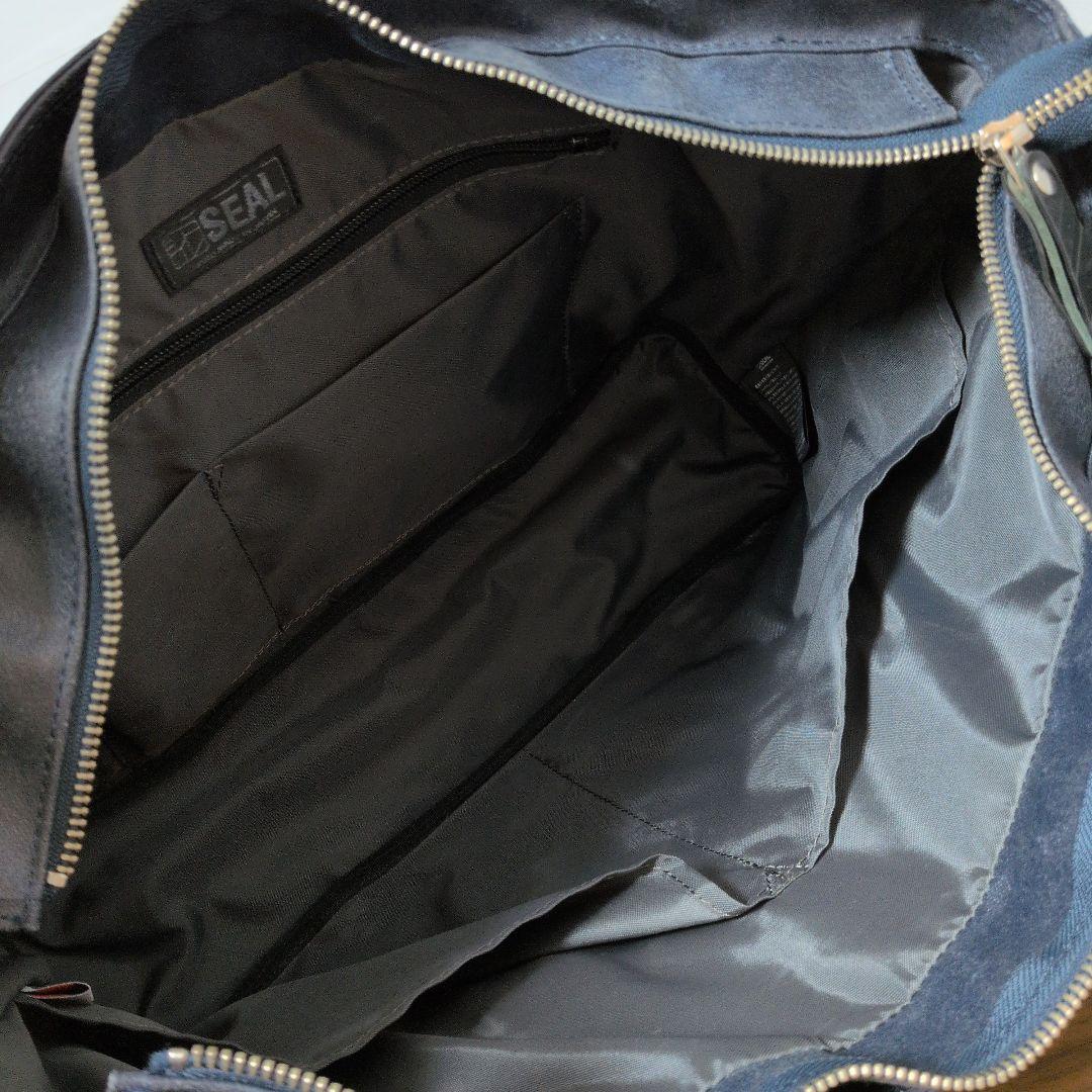 シール×森野帆布　トートバッグ　メンズ　レディース　バッグ　美品