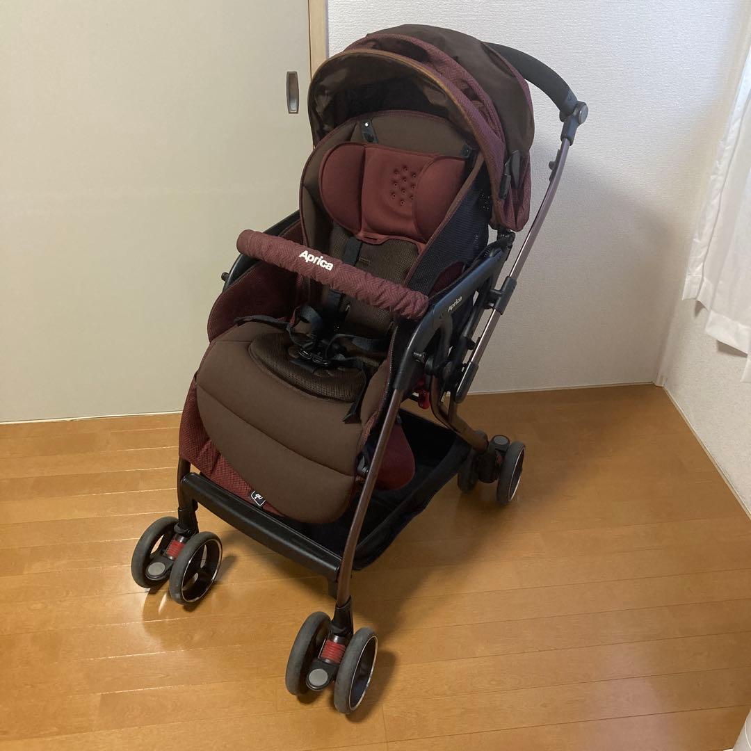 アップリカ　オプティア　プレミアム AB ベビーカー　ラセットブラウン