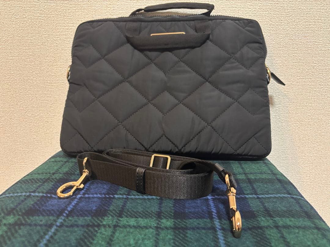 MARC JACOBS キルティングノートPCケース ブラック