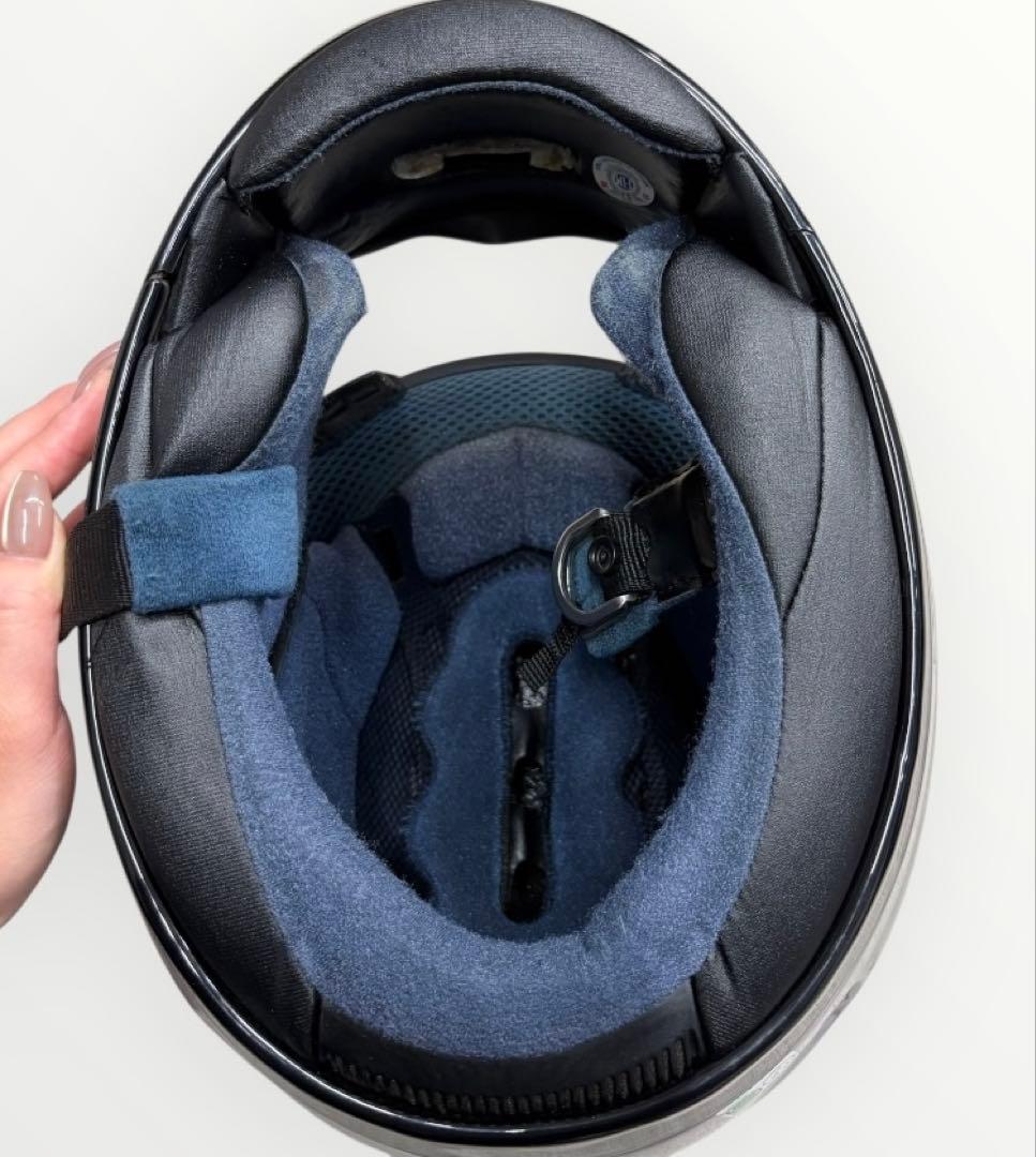 【訳アリ】アライ　フルフェイスヘルメット　ARAI RX-7 シルバーヘルメット