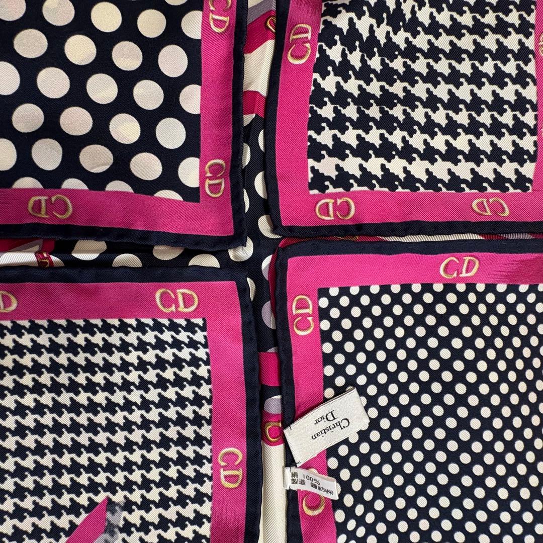 クリスチャンディオール　シルク　スカーフ