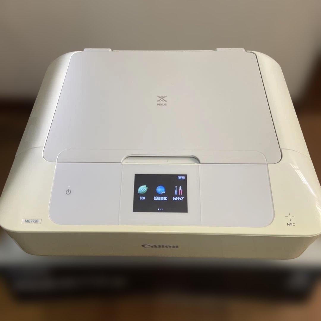 Canon プリンター MG7730 白 動作品 印刷枚数(101-150)極少