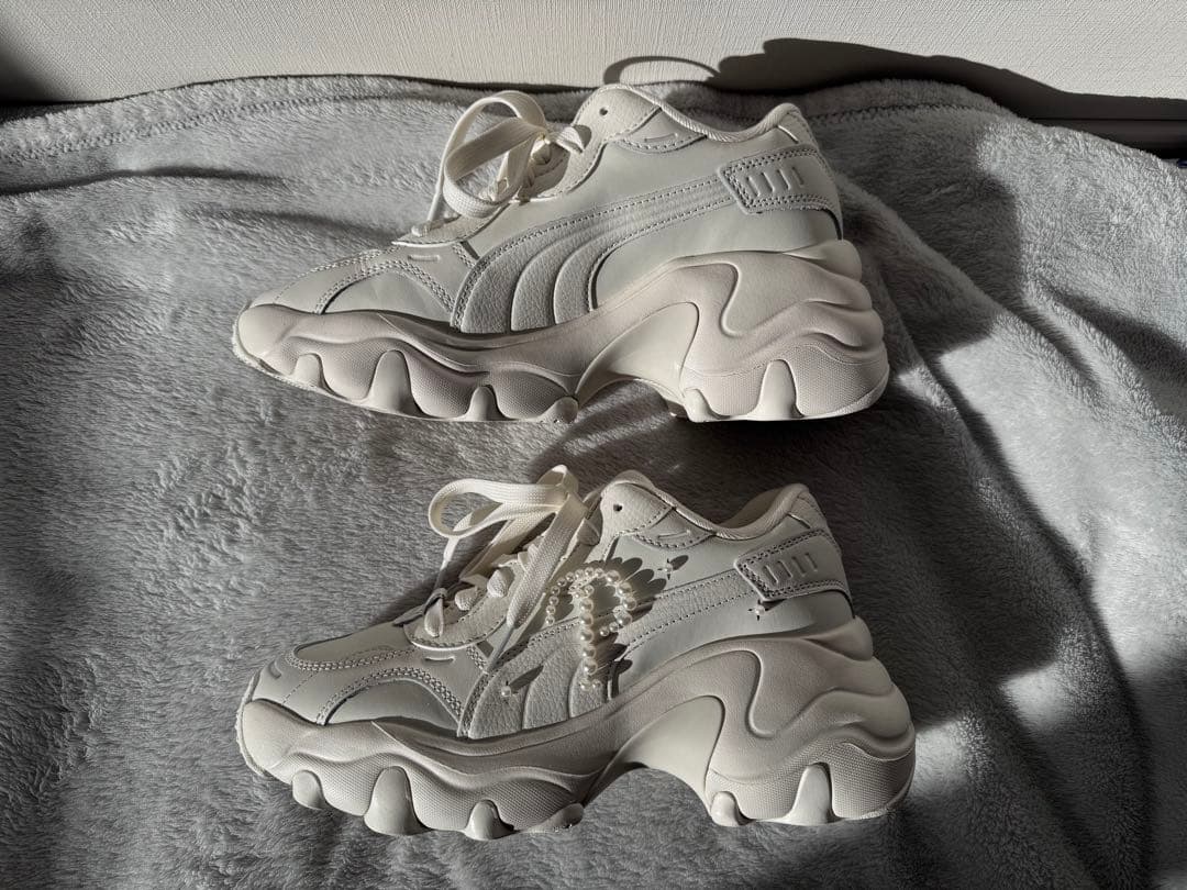 ほぼ未使用 レア PUMA プーマ パルサー ウェッジ ウィメンズ パール