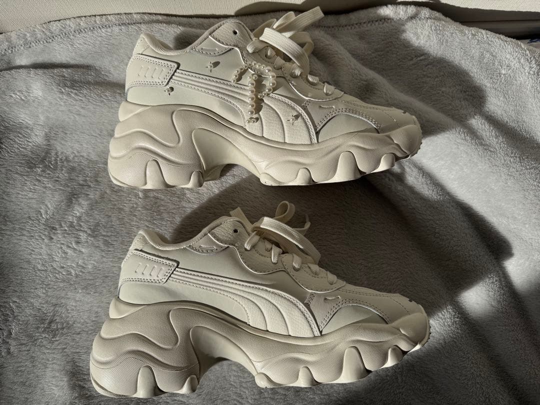 ほぼ未使用 レア PUMA プーマ パルサー ウェッジ ウィメンズ パール