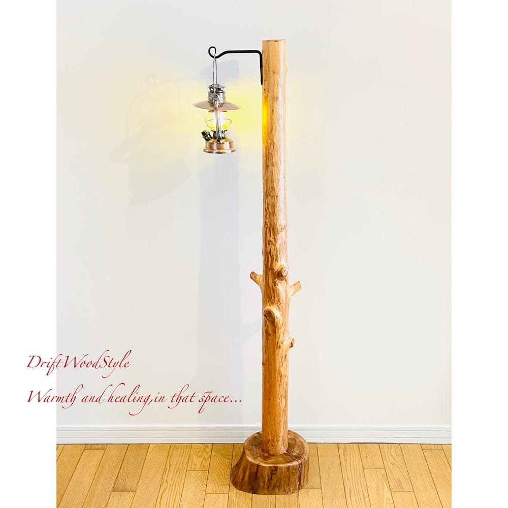 大サイズの天然流木のランプスタンド 置物 北欧 照明 ランタン N9