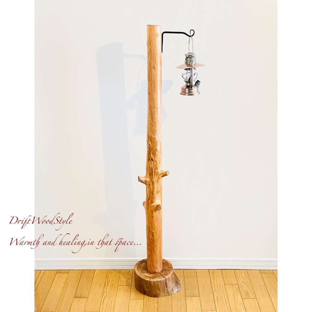 大サイズの天然流木のランプスタンド 置物 北欧 照明 ランタン N9