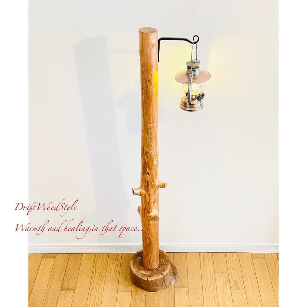 大サイズの天然流木のランプスタンド 置物 北欧 照明 ランタン N9