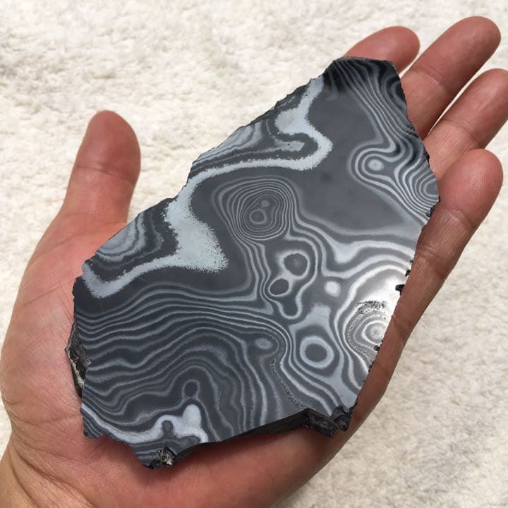 【レア】サイロメレーン 原石 片面研き 196g