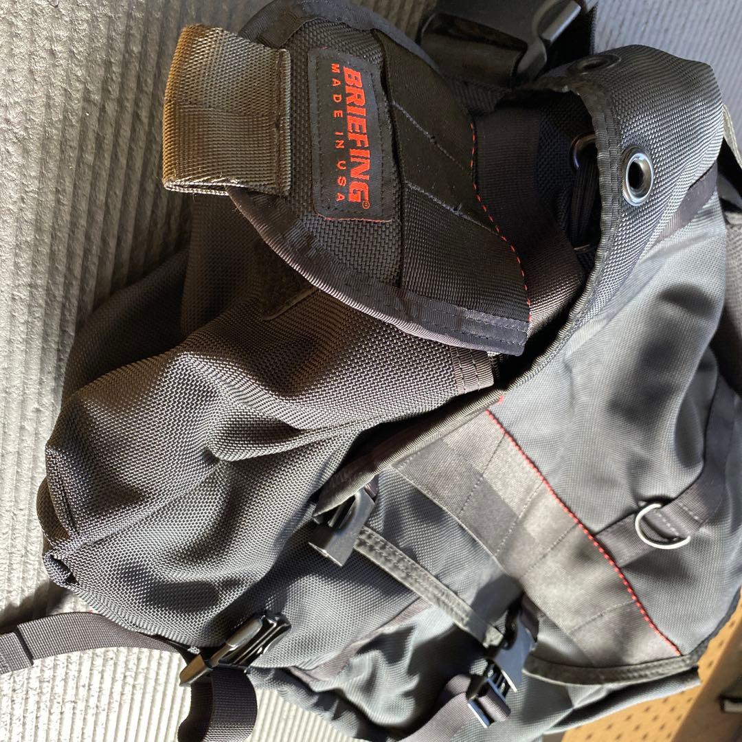 BRIEFING ブラック メッセンジャーバッグ+ショルダーパッド美品