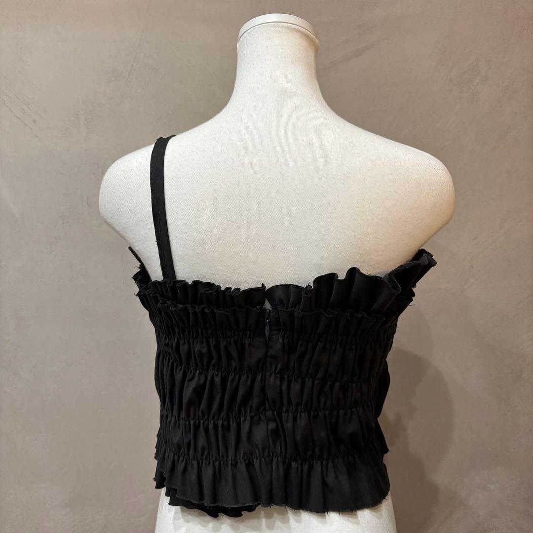 LA PEAU DE GEM buri bare top ベアトップ ブラック