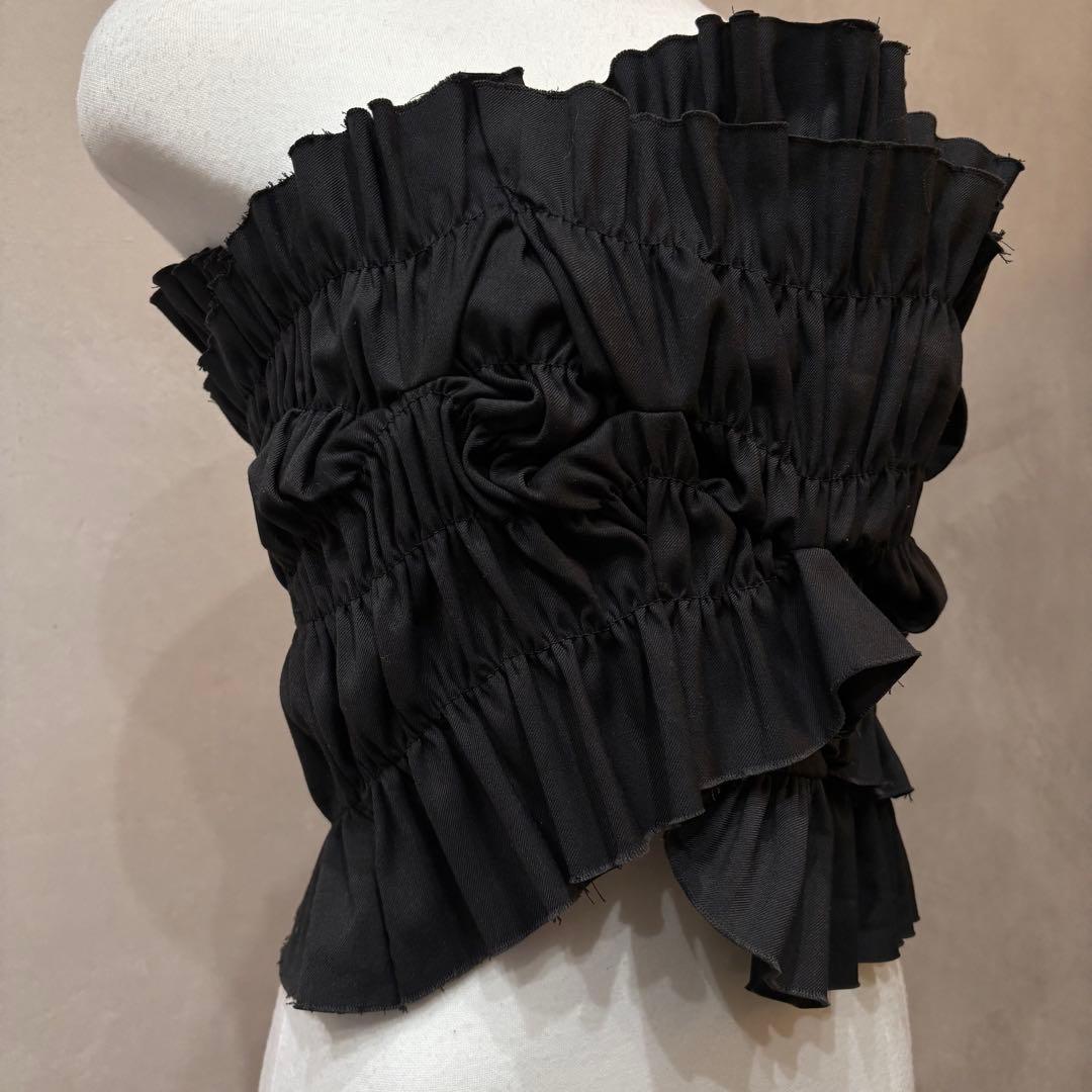 LA PEAU DE GEM buri bare top ベアトップ ブラック