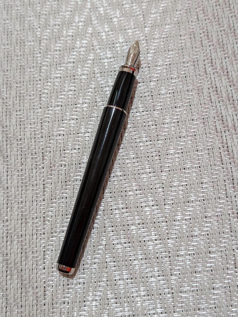 ★美品【未使用】デュポン 14K 585 F カートリッジ式 万年筆 インク有