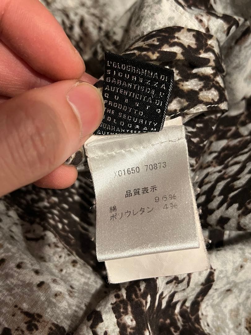 Just Cavalli パイソンプリント シャツ メンズ ジャストカヴァリ