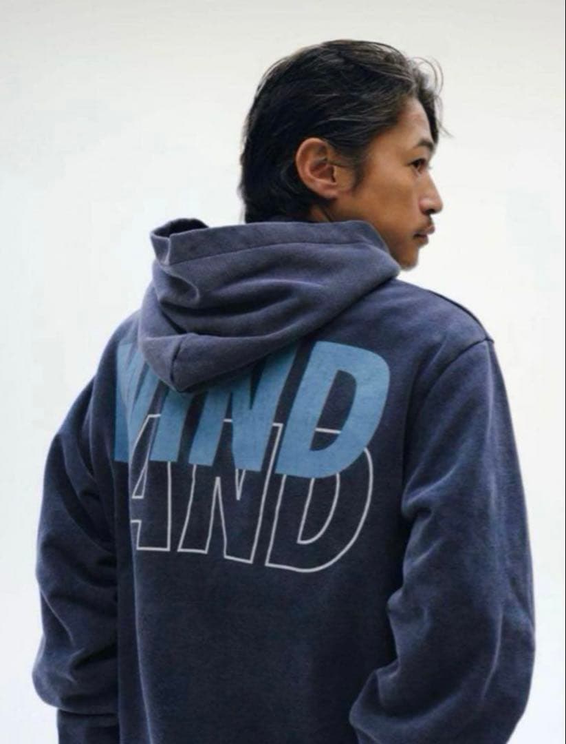トップス WIND AND SEA Straight Hooded Sweatshirt