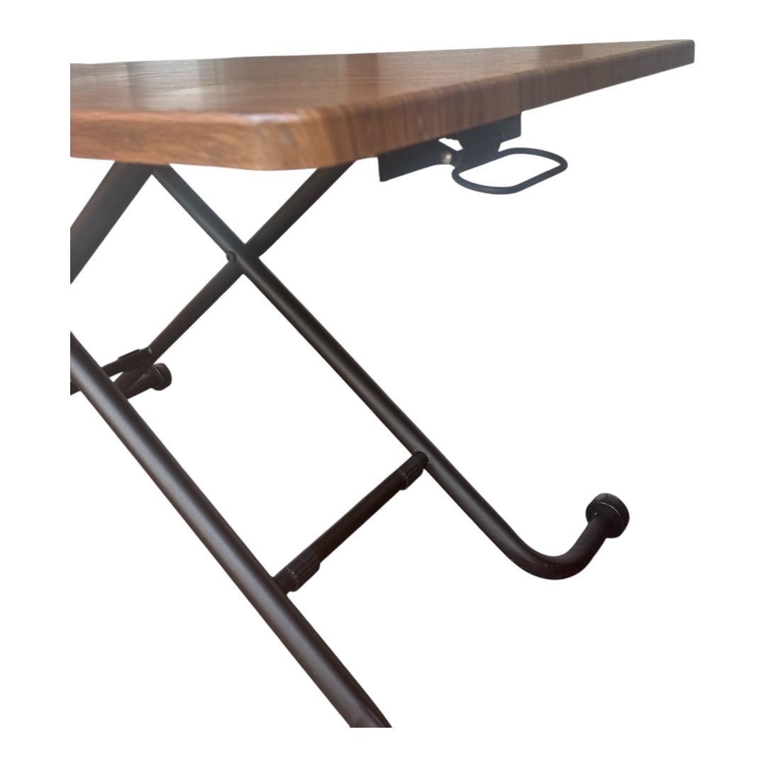 ニトリ 無段階昇降式テーブル　ライザN　 ブラウン