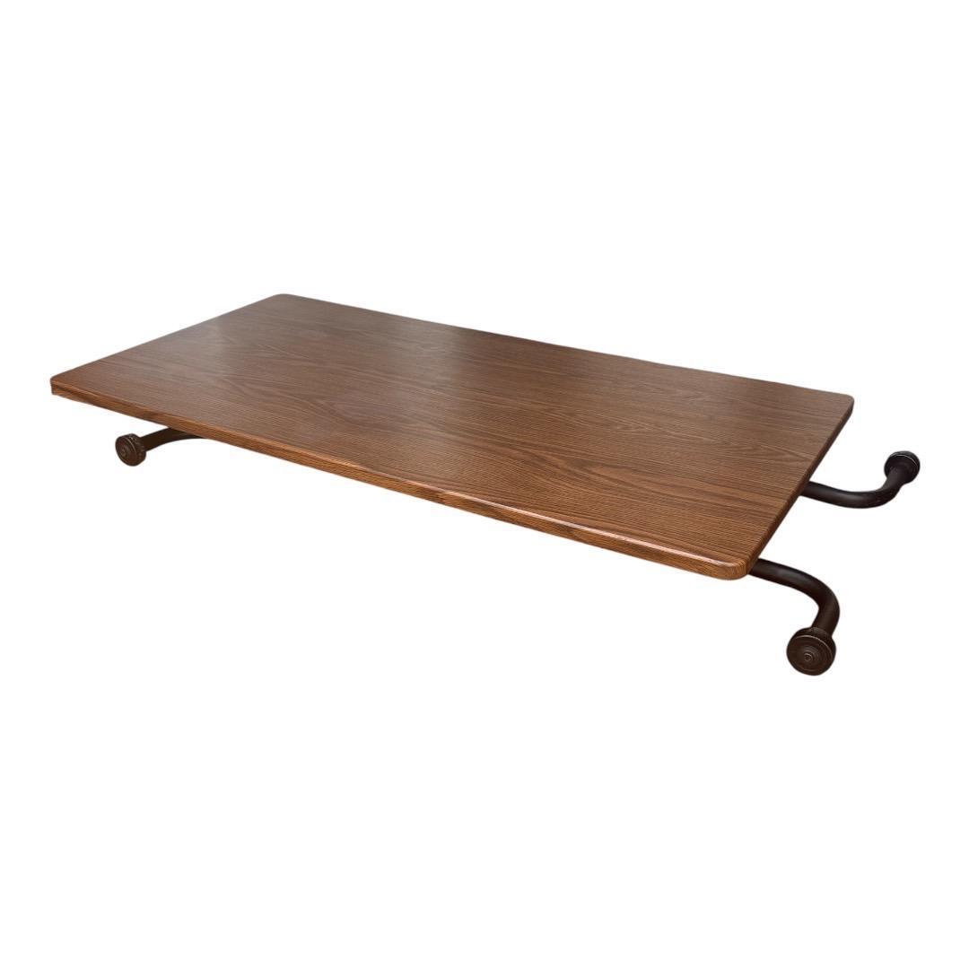 ニトリ 無段階昇降式テーブル　ライザN　 ブラウン