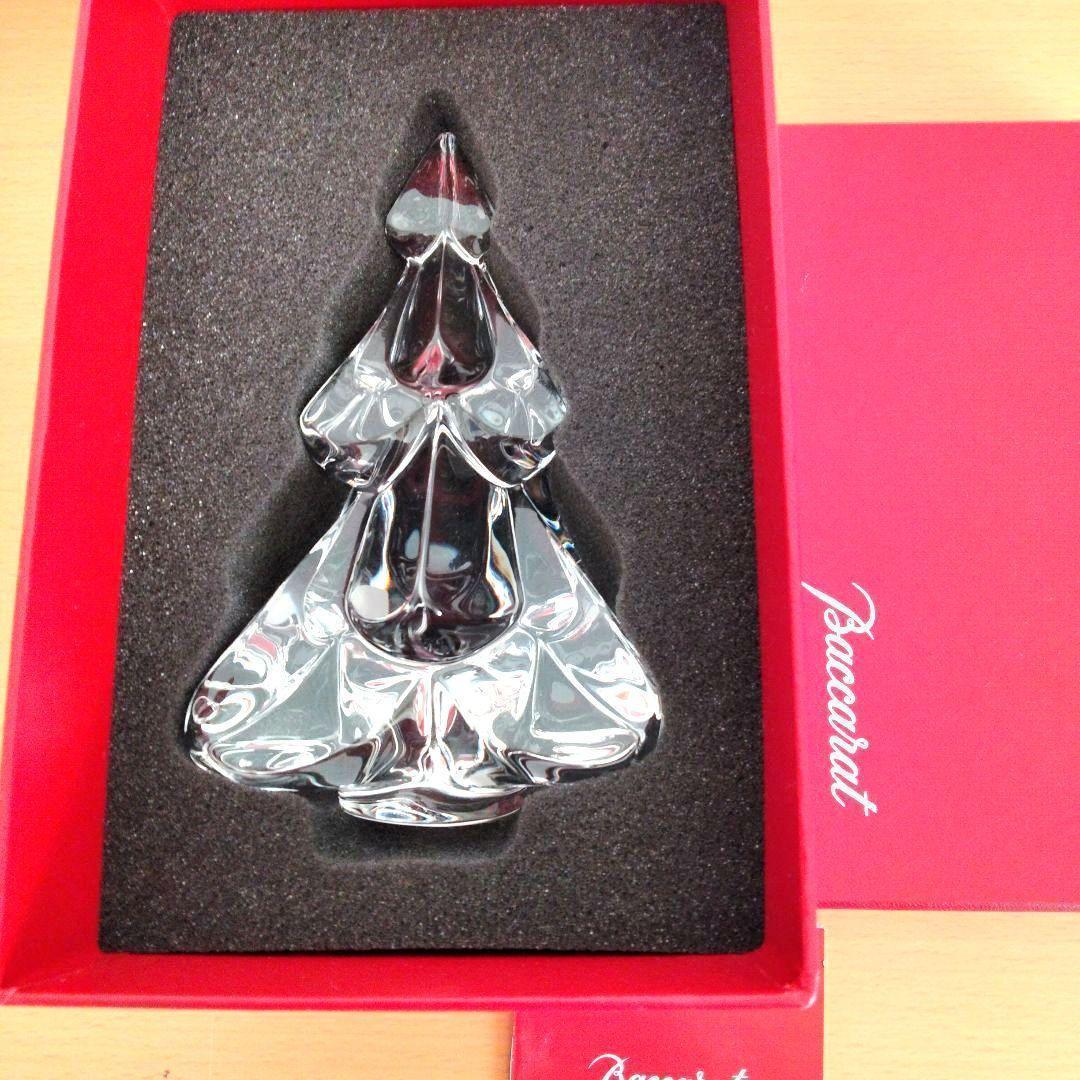 【新品】バカラ　クリスマスツリー　箱付き　ノエル 　オブジェ　置物