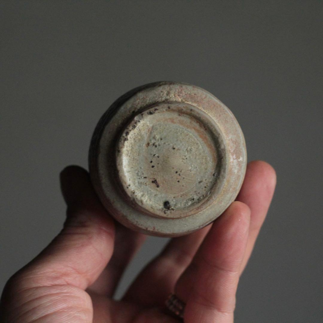 狂言袴 筒盃 筒碗 李朝筒盃 朝鮮美術 ぐい呑み 古美術 古道具 アンティーク