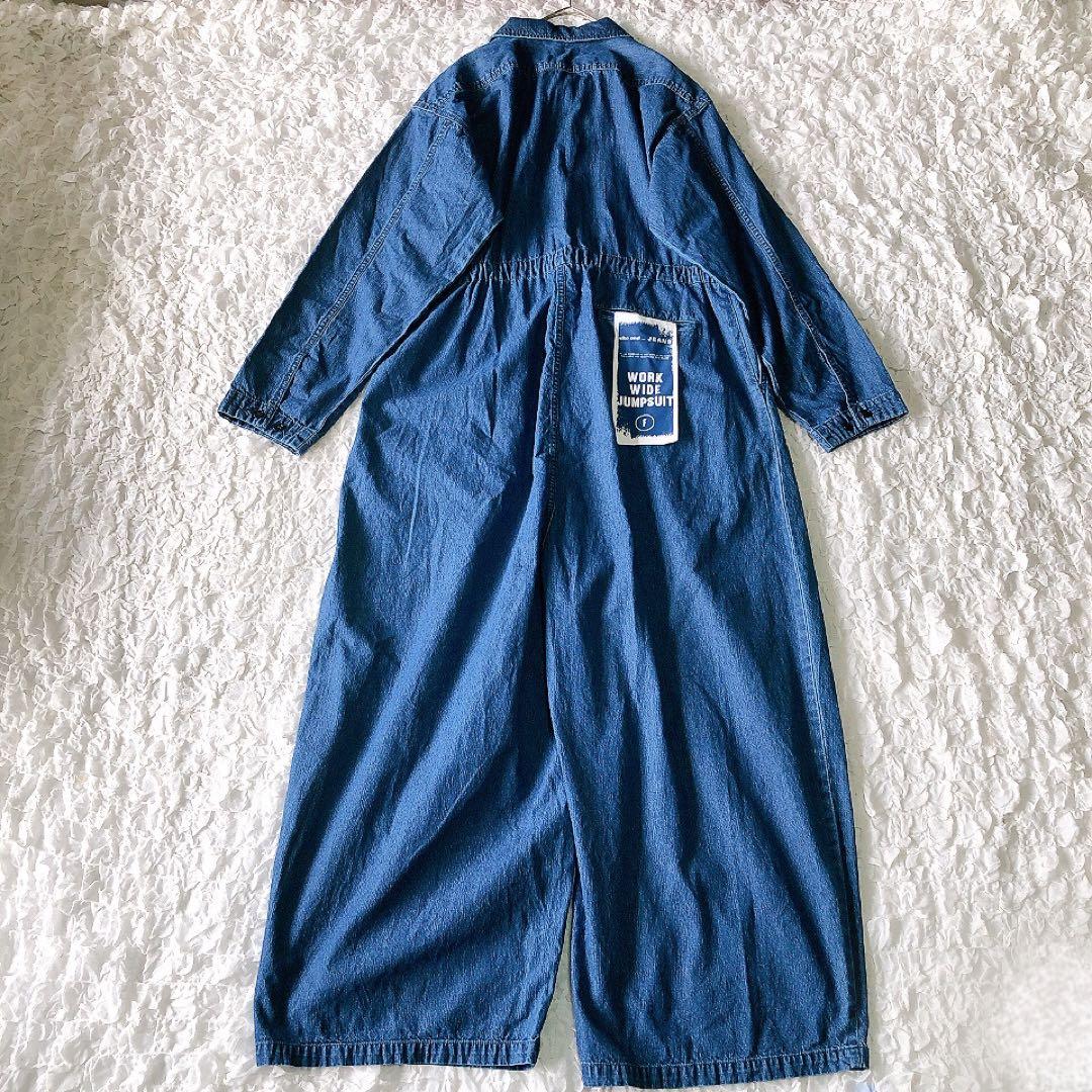 購入者様決定 【美品】ニコアンド 2025SS ワークジャンプスーツ デニム