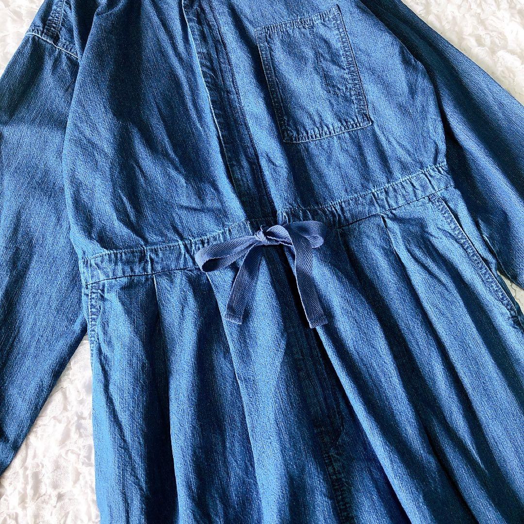 購入者様決定 【美品】ニコアンド 2025SS ワークジャンプスーツ デニム