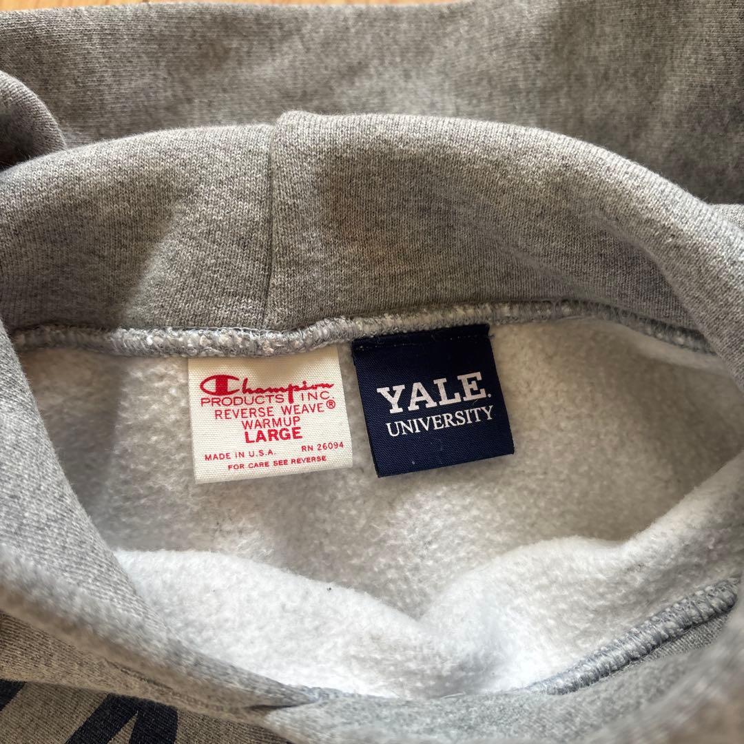 Champion Yale University パーカー Lサイズ グレー