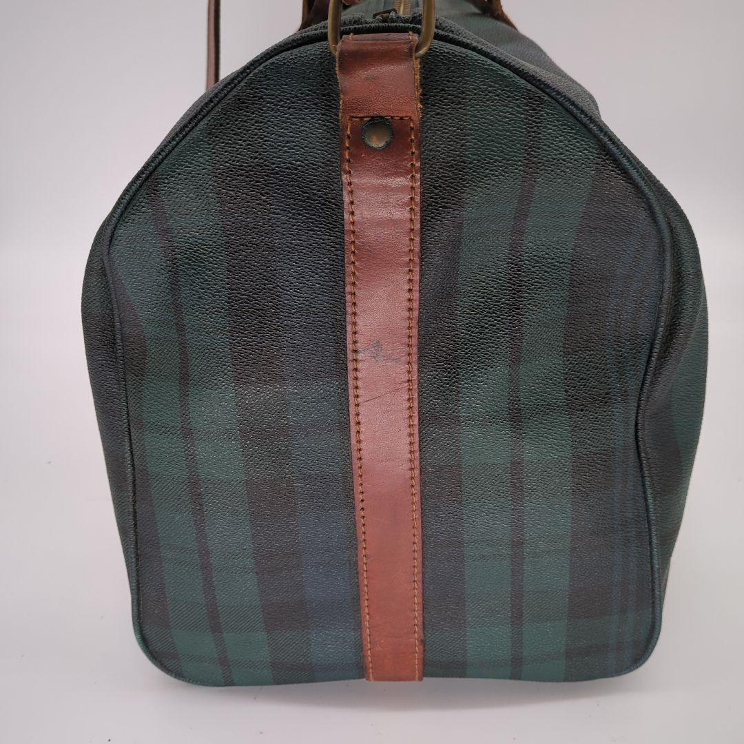 ポロラルフローレン ボストンバッグ ブラックウォッチ チェック ショルダー