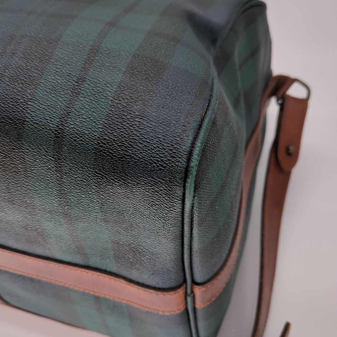 ポロラルフローレン ボストンバッグ ブラックウォッチ チェック ショルダー