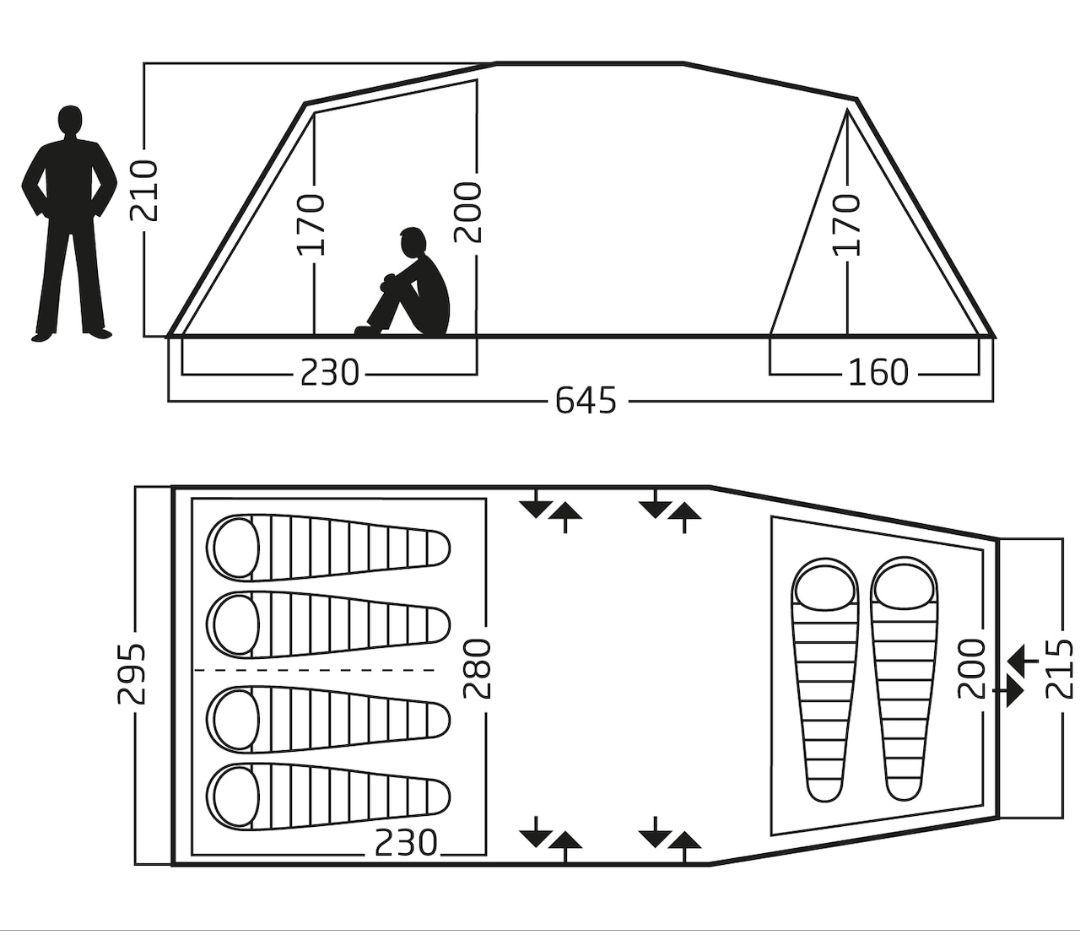 【美品】 ノルディスク 日本限定 レイサ6 withスカート ベージュ 付属有り