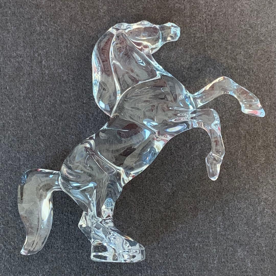 ⭐️mint0329⭐️未使用品⭐️バカラ⭐️馬の彫刻⭐️クリスタル⭐️いななく馬⭐️